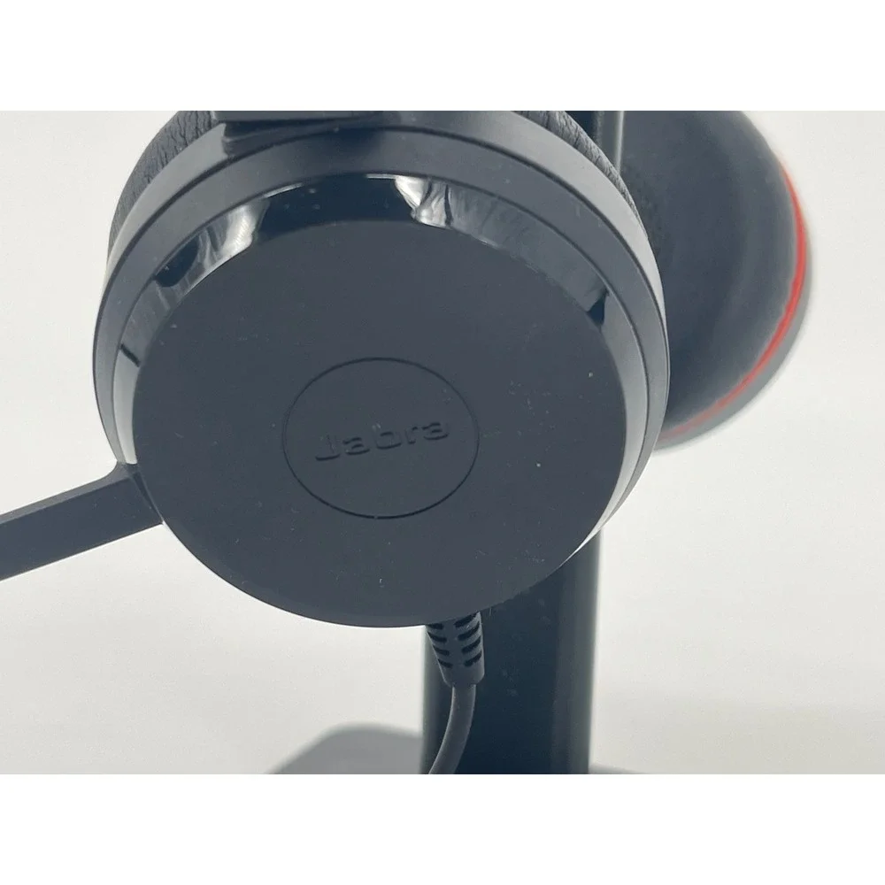 Jabra Evolve 30 II Headset Black Red Wired 3.5mm Jack HSC060 Excellent